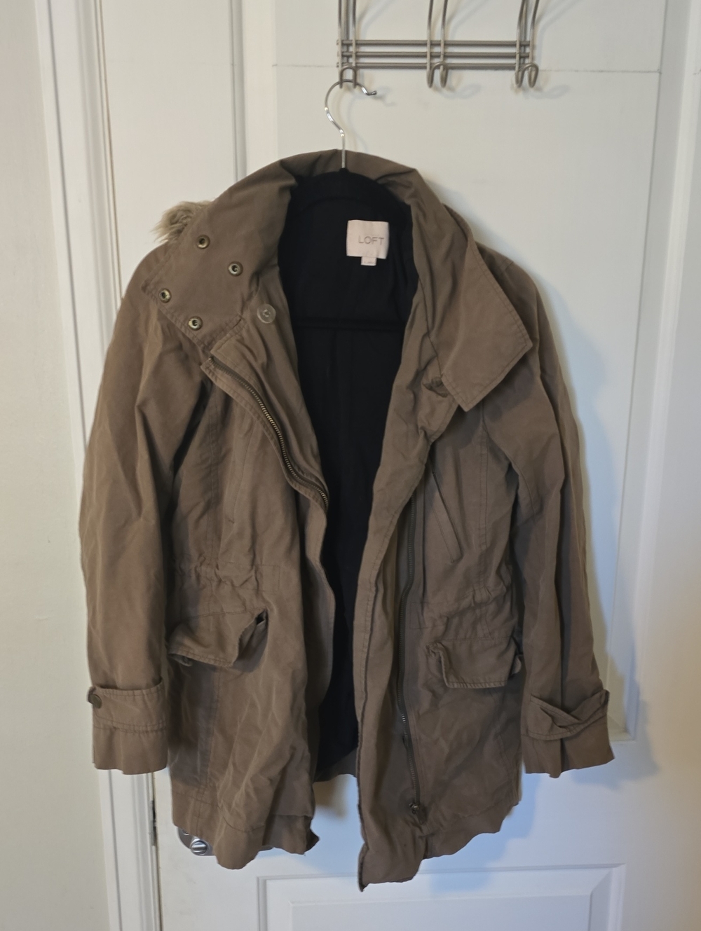 LOFT Men's Taupe Green Utility Field Jacket